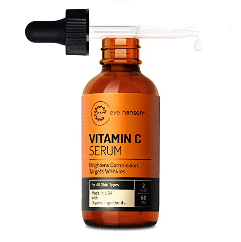 Vitamin C Facial Serum - Acne Scar Removal, Anti Aging Moisturizer, Eve Hansen, 2 ounces