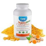 Nano Curcumin 500mg — Turmeric Curcumin Gluten Free Water Soluble Supplements for Better Absorption, Turmeric Capsules, Non-GMO - 120 Veggie Capsules