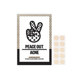 Peace Out Skincare Jumbo Acne Dots. 6-hours Fast Acting Anti-Acne Hydrocolloid Pimple Patches with Salicylic Acid to Help Clear Blemishes Overnight (40 dots)