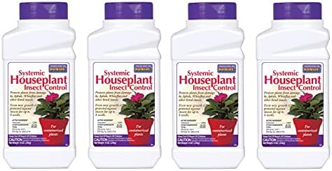 Bonide Systemic House Plant Insect Control Multiple Insects Granules 8 Oz, Pack of 4