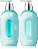 O/NE aminoRESQ Amino Acid Shampoo and Treatment Set 400mL/400g [Salon Shampoo, Damage Care, Rich Foam, Fresh Floral Scent]