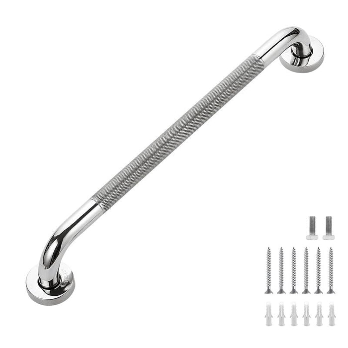 Grab Bars for Shower, 2 Pack 20-Inch Anti Slip Shower Handles for Elderly, Safety Shower Grab Bar, Stainless Steel Handicap Grab Bars for Bathroom (Polished Nickel 1" Diameter)