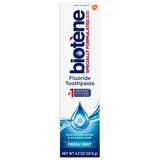 Biotene Fluoride Toothpaste Gentle Formula Fresh Mint, 4.3 Ounce (Pack of 2)