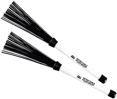 Meinl Percussion Retractable Nylon Cajon Drum Brushes — Made in USA — for Acoustic Music (CB2)