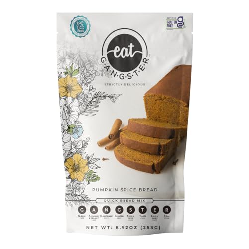 eat G.A.N.G.S.T.E.R. Pumpkin Bread Mix | Gluten-free, Grain-Free, Allergy-Friendly, Limited Edition, Easy to make, Great for food sensitivities, on Elimination Diets or the AIP and Paleo Diets