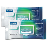 CPAP Mask Wipes - 140 Pack of Disposable CPAP Cleaner Wipes - Unscented, Aloe Infused, and Alcohol Free