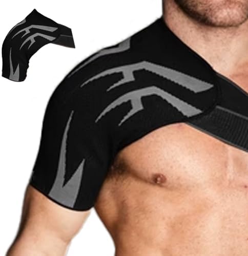 Anaconda Shoulder Brace for Men, Adjustable Compression Support Sleeve, Rotator Cuff Shoulder Brace, Compression Support Pain Relief, Arm Sling Injury and Torn Rotator Cuff for Left or Right Arm(X-Lar