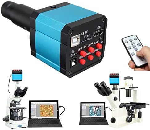 16MP 1080P 60FPS USB C-mount Digital Industry Video Microscope Camera with HDMI Cable