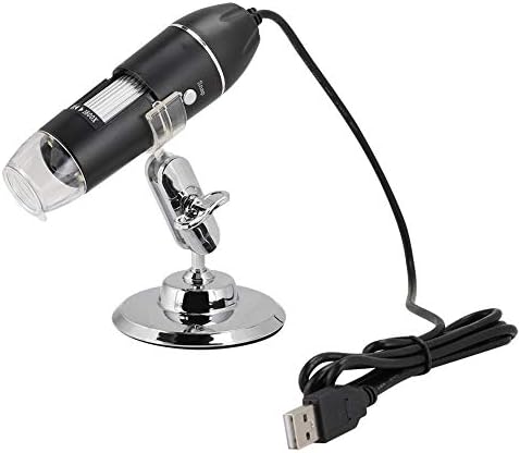 1600X USB Microscope, HD Digital Portable Microscope USB Video Camera 2MP 1600x1200 with 8 LED