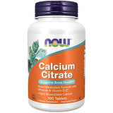 NOW Supplements, Calcium Citrate with Vitamin D, Magnesium, Zinc, Copper, and Manganese, 100 Tablets