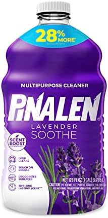 PINALEN Max Aromas Lavender Soothe Multipurpose Cleaner, Kitchen, Floor, Bathroom and Surface Cleaning Product for Home 128 fl.oz.