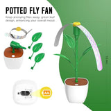 Fly Fans for Tables Outdoor Indoor Keep Flies Away, Portable Batteries Powered Fly Repellent Fan with Holographic Blades for Picnic, Food, BBQ,Party, Home, Kitchen (2 Pack)