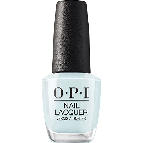 OPI Nail Lacquer Nail Polish | Opaque Light Blue Crème Chip Resistant Nail Polish | Vegan, Fast Drying, Streak Free