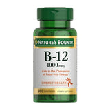 Nature's Bounty Vitamin B12, Supports Energy Metabolism, Tablets, 1000mcg, 200 Ct