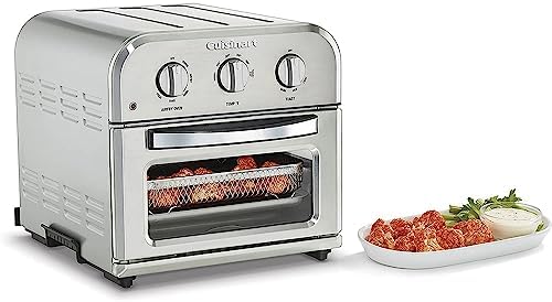 Cuisinart TOA-26FR Compact AirFryer Convection Toaster Oven Stainless Steel (Renewed)