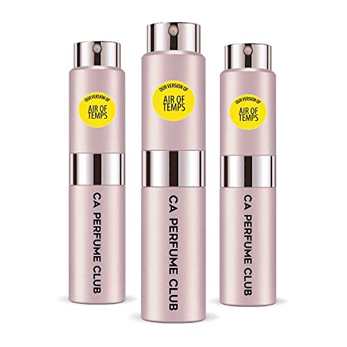 CA Perfume Impression of N. Ricci Air of Temps For Women Replica Version Fragrance Dupes Concentrated Long Lasting Eau de Parfum Spray Refillable Atomizer Bottle 0.27 Fl Oz-X3