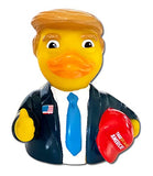 CelebriDucks - The Donald Trump Duck - Floating Rubber Ducks - Collectible Bath Toy Gift for Kids & Adults of All Ages