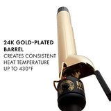 HOT TOOLS Pro Artist 24K Gold Extra Long Curling Iron/Wand | Long Lasting Defined Curls, (1-1/4 in)