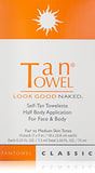 Tan Towel Self Tan Towelette Wipe Medium Deep Classic 10 Count