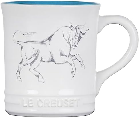 Le Creuset Stoneware Zodiac Coffee Mug, 14 oz., Taurus