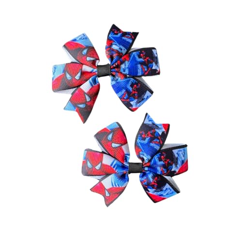 Super Hero inspired bows (2) by Inspired Bows