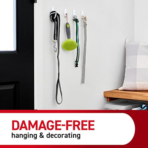 Command Variety Pack, Including 10 Pairs of Picture Hanging Strips, 6 Wire Hooks and 8 Utility Hooks for Hanging Christmas Decorations, Damage Free Hanging Up to 19 Items with Command Strips, 1 Kit