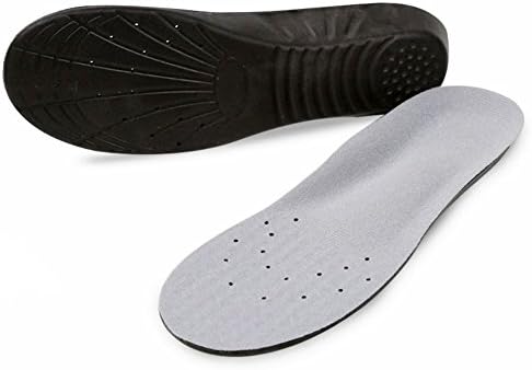 Shoe Insoles, Memory Foam Insoles, Providing Excellent Shock Absorption and Cushioning for Feet Relief, Comfortable Insoles for Men and Women for Everyday Use, L [US M: 8-12/W: 10-15] Black
