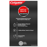 Colgate Optic White Pro Series Whitening Toothpaste with 5% Hydrogen Peroxide, Stain Prevention, 3 oz Tube, 2 Pack