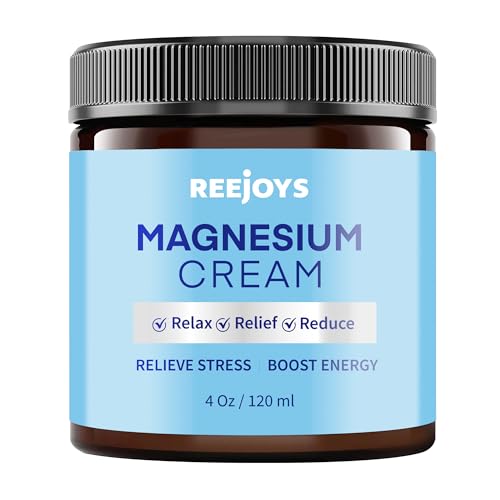 Magnesium Cream: Magnesium Lotion for Leg and Feet – Magnesium Butter for Body - 4 OZ