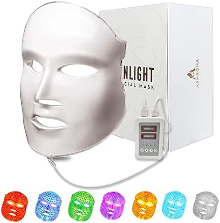 FDA cleared LED Facial Skin Care Mask -Blue & Red Light Treatment Photon Mask