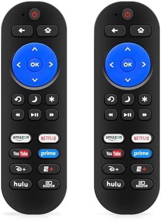 Universal TV Remote for Roku Players and Roku TV Remote, for Roku 1 2 3 4, Express/+, Premiere/+, Ultra and for All Roku TV (Not for Roku Stick)