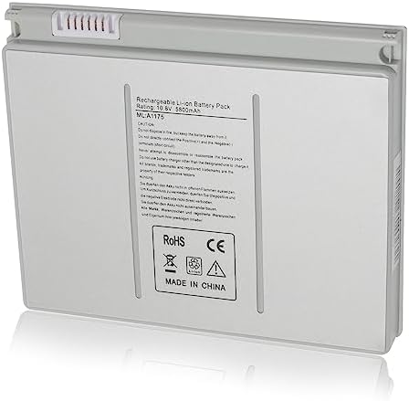 New Upgrade A1175 Laptop Battery for MacBook Pro 15 inch A1175 A1260 A1150 A1211 A1226 for (2006 2007 2008 Version) Apple MacBook pro Battery MA348/A MA348G / A MA466LLA -10.8V 5800mah