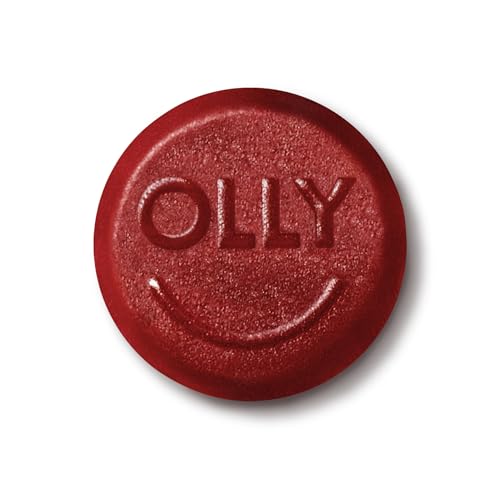 OLLY Goodbye Stress Gummy, GABA, L-Theanine, Lemon Balm, Stress Relief Supplement, Berry - 60 Count