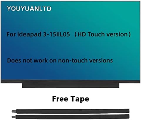 LCD Touch Screen Replacement for Lenovo ideapad 3-15IIL05 3-11L05 3-15IML05 3-15ITL05 3-15ADA05 81WE, HD 1366x768, 40 Pin Touch LCD Display (81WE006KUS 00KVUS 00NKUS 000DUS 000EUS 0045US)