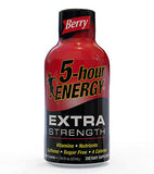 5-hour ENERGY Shot, Extra Strength Berry, 1.93 Ounce, 24 Count