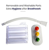 HealthAndYoga™ Deep Breathing Exerciser - Breath Exercise Measurement System