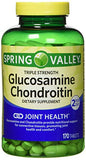 Spring Valley - Glucosamine Chondroitin, Triple Strength, 340 Tablets, Twin Pack