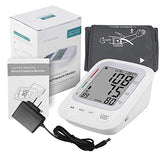 Blood Pressure Monitor Upper Arm Automatic Digital BP Monitor Large Cuff 8.66-16.5", 2 Users 180 Memory Large Display, Irregular Heart Rate Indication, with DC Adapter