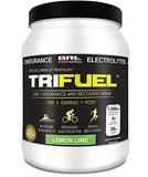 TriFuel - 3-in-1 Endurance and Recovery, Hydration, BCAA, Electrolyte Enhanced Drink (Lemon Lime)