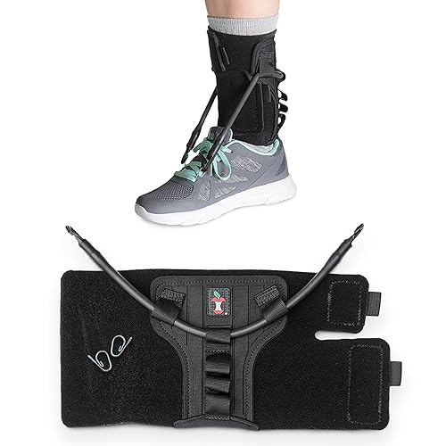 Core Products FootFlexor Foot Drop Brace for Walking, Soft Ankle Foot Orthosis for Men and Women, XSmall - Small