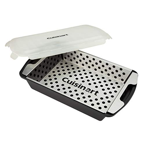Cuisinart CMT-200 Marinade and Grilling Basket Set, Stainless Steel