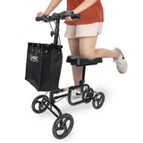 300 lbs Weight Capacity Knee Walker Steerable, Leg Scooter for Broken Foot, Dual Breaks Knee Scooter for Adults for Foot Surgery, Easy to Assemble Walker