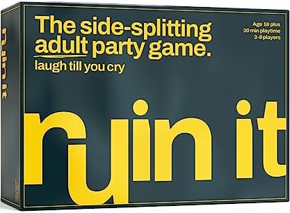 Adult Party Board Game Ruin IT Hilariously Funny Game for Ages 18 +
