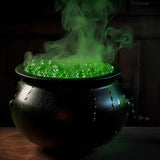 GiftExpress 8" Black Cauldron Kettle, St Patrick's Cauldron Pot of Gold, Cauldron Halloween Decor