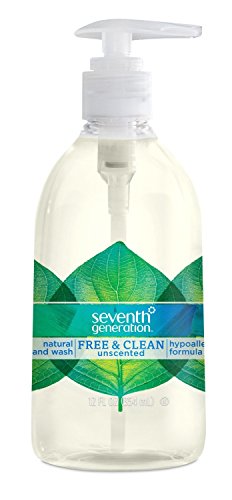 Seventh Generation Hand Wash, Free and Clean, 12 Ounce (Pack of 6)
