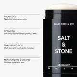 SALT & STONE Natural Deodorant | Extra Strength Natural Deodorant for Women & Men | Aluminum Free with Seaweed Extracts, Shea Butter & Probiotics | Free From Parabens, Sulfates & Phthalates (2.6 oz)