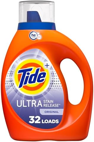 Tide Liquid Laundry Detergent, Original, 32 loads, 63 fl oz, HE Compatible