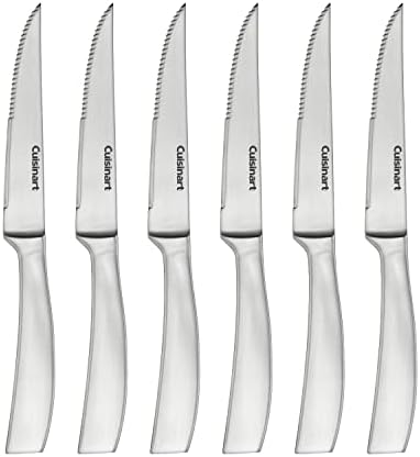 Cuisinart Forged Stainless Steel Premium Steak Knives, 6 -Piece Set