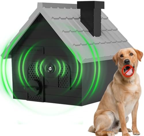 Anti Barking Device, Ultrasonic Dog Bark Deterrent Devices, Dog Barking Silencer up to 50 FT, Dog Barking Control Device, Bark Box Indoor Outdoor for Dogs Training & Behavior Aids