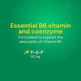 Country Life P5P Vitamin B6 (Pyridoxal Phosphate) 50mg, 100 Tablets, Certified Gluten Free, Certified Vegan, Verified Non-GMO Verified